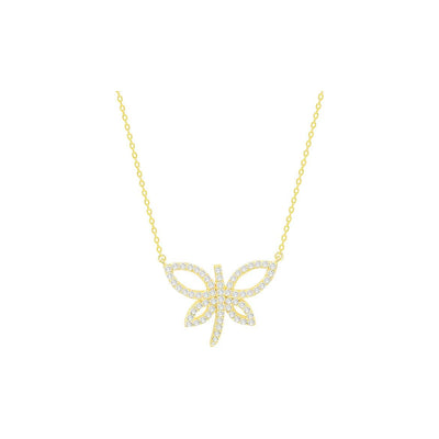 Sterling Silver Butterfly Necklace