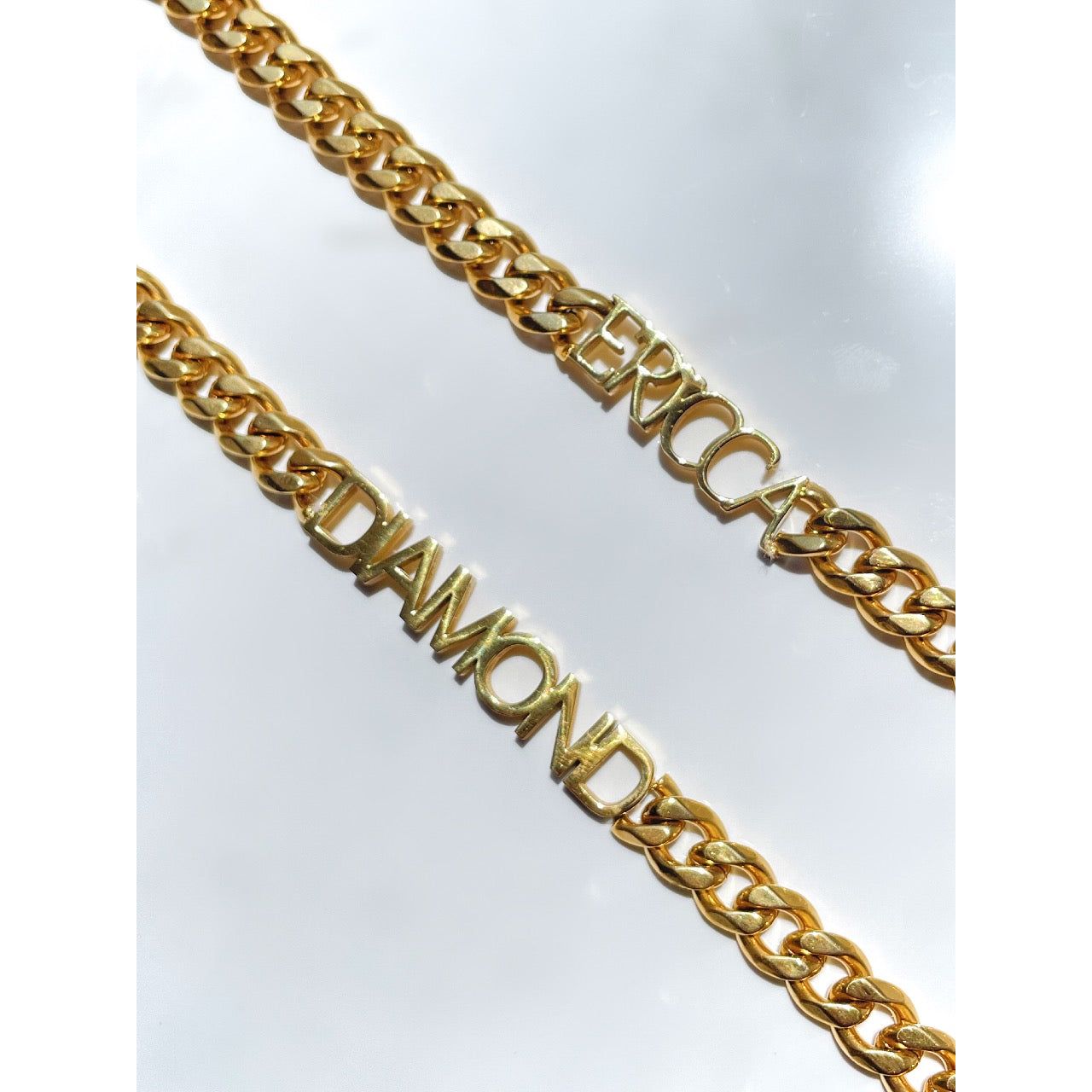 Cuban Link Name Anklet