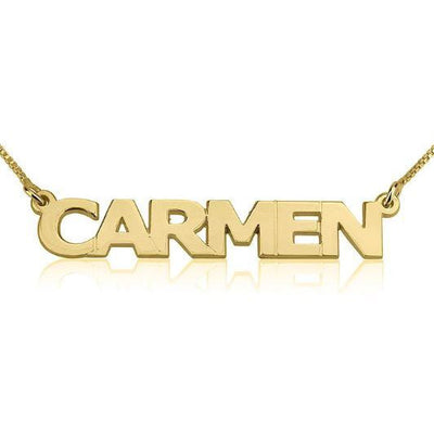 Bold Syle Name Necklace