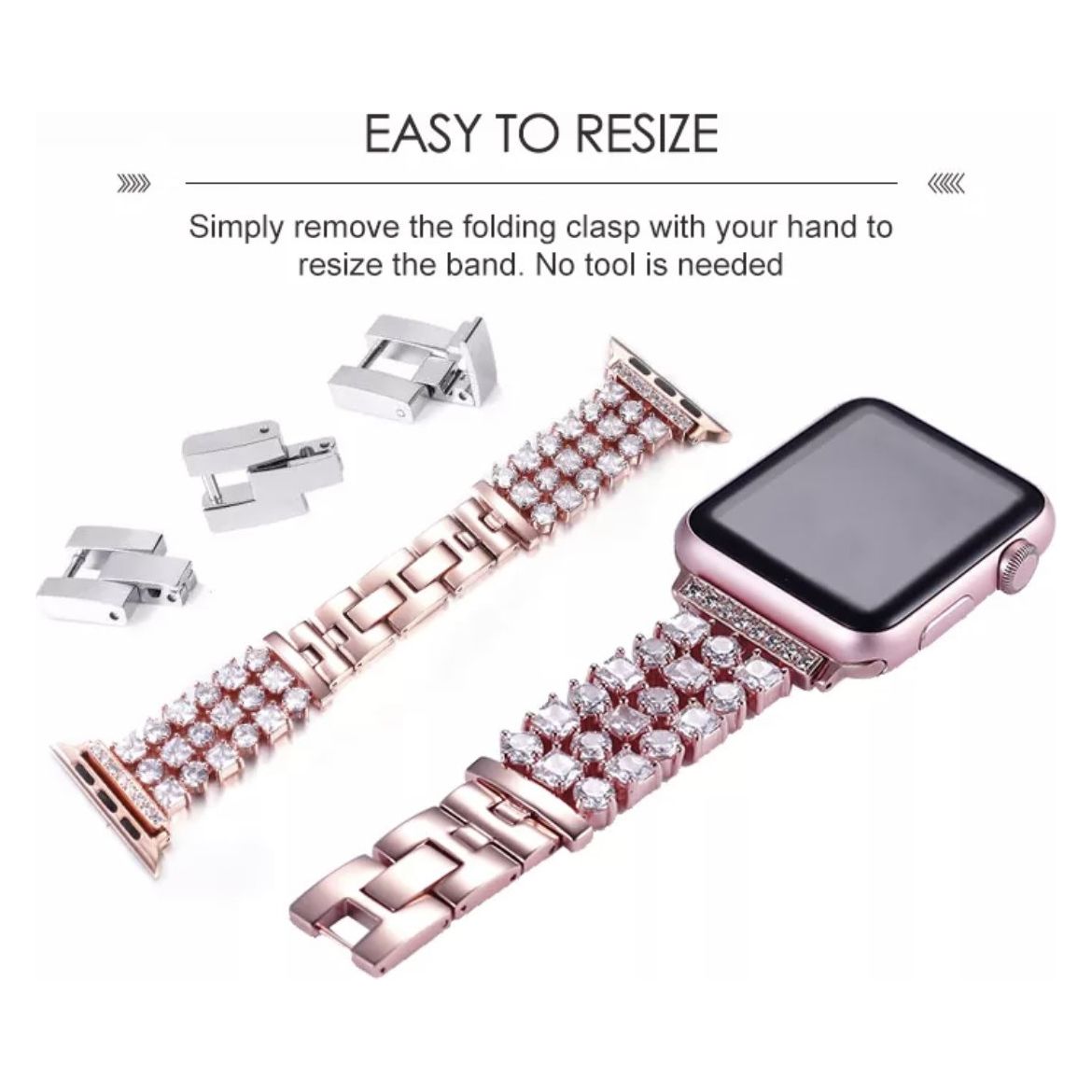 CZ Diamond Link Apple Watch Band