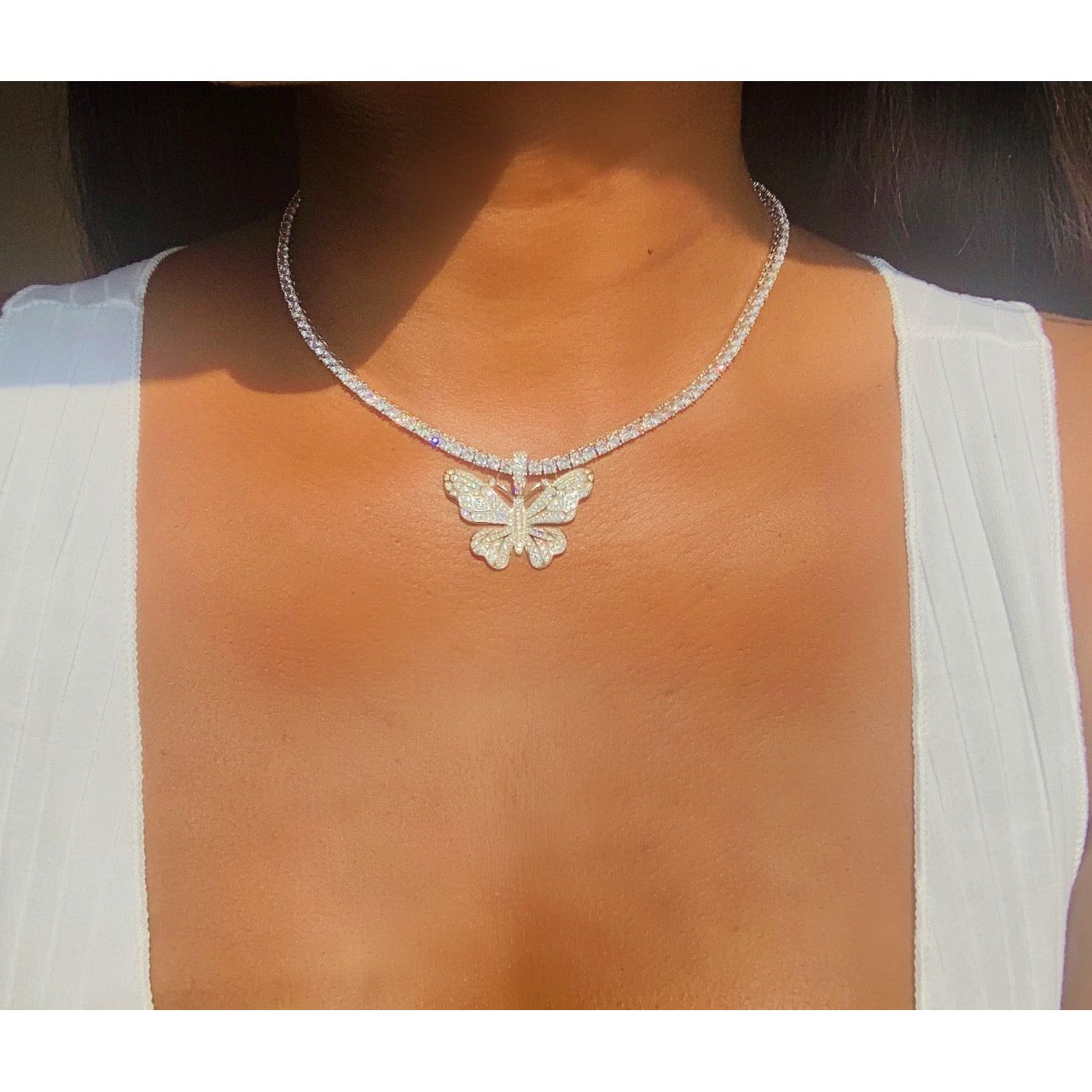 Dreamy Butterfly Tennis Chain