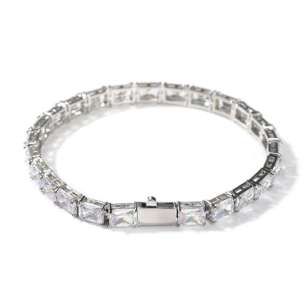 Princess Cut Diamond Tennis Bracelet