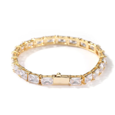 Princess Cut Diamond Tennis Bracelet