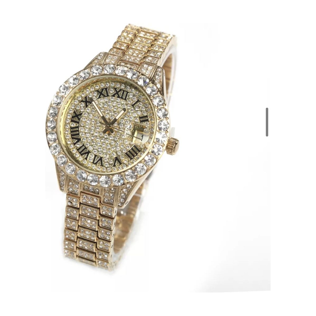 CZ Diamond Bezel Watch