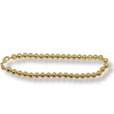 5MM Gold Ball Anklet