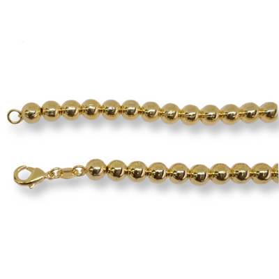 5MM Gold Ball Anklet