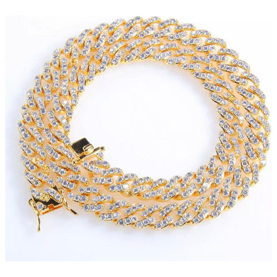 9mm Icy Havana Cuban Link Necklace