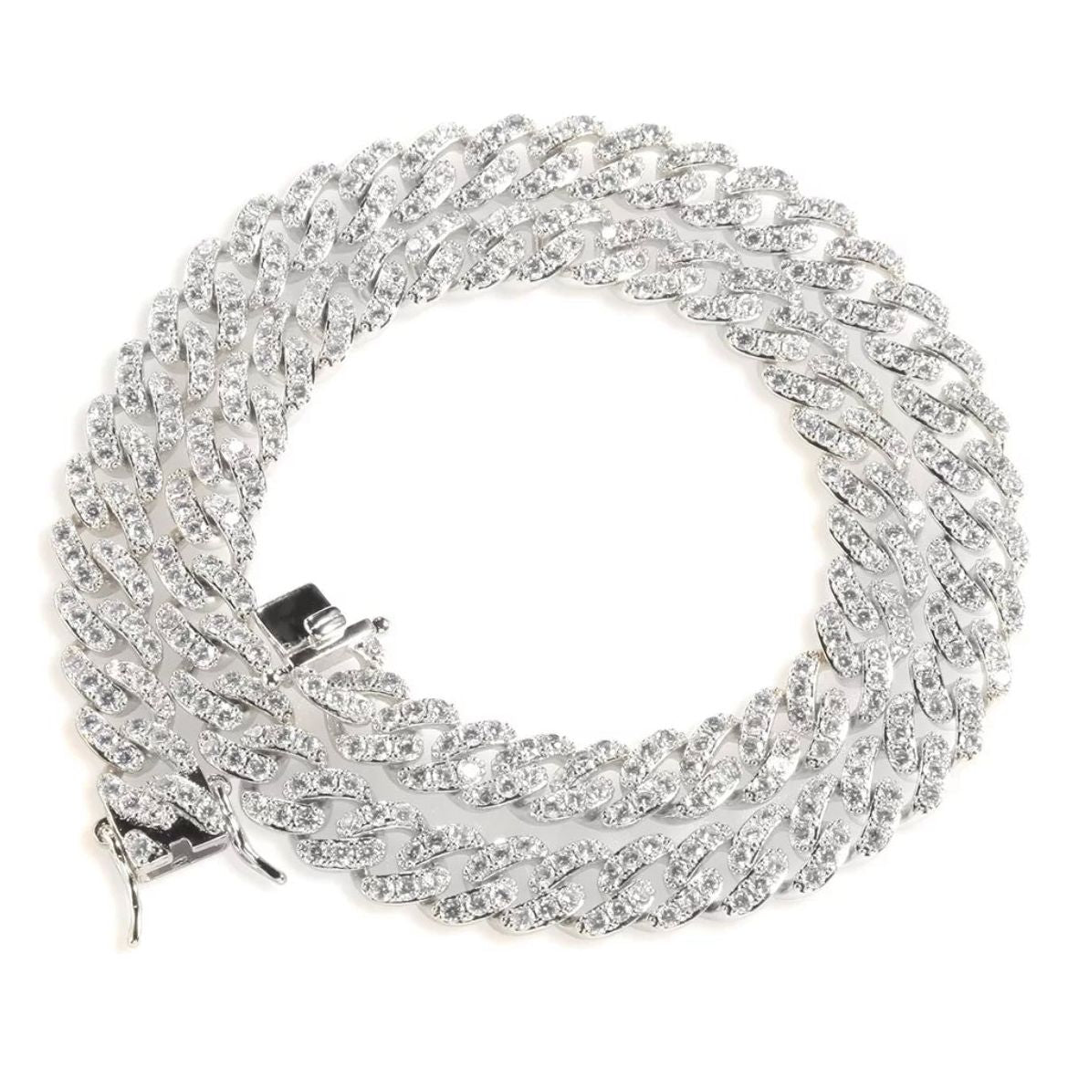 9mm Icy Havana Cuban Link Necklace