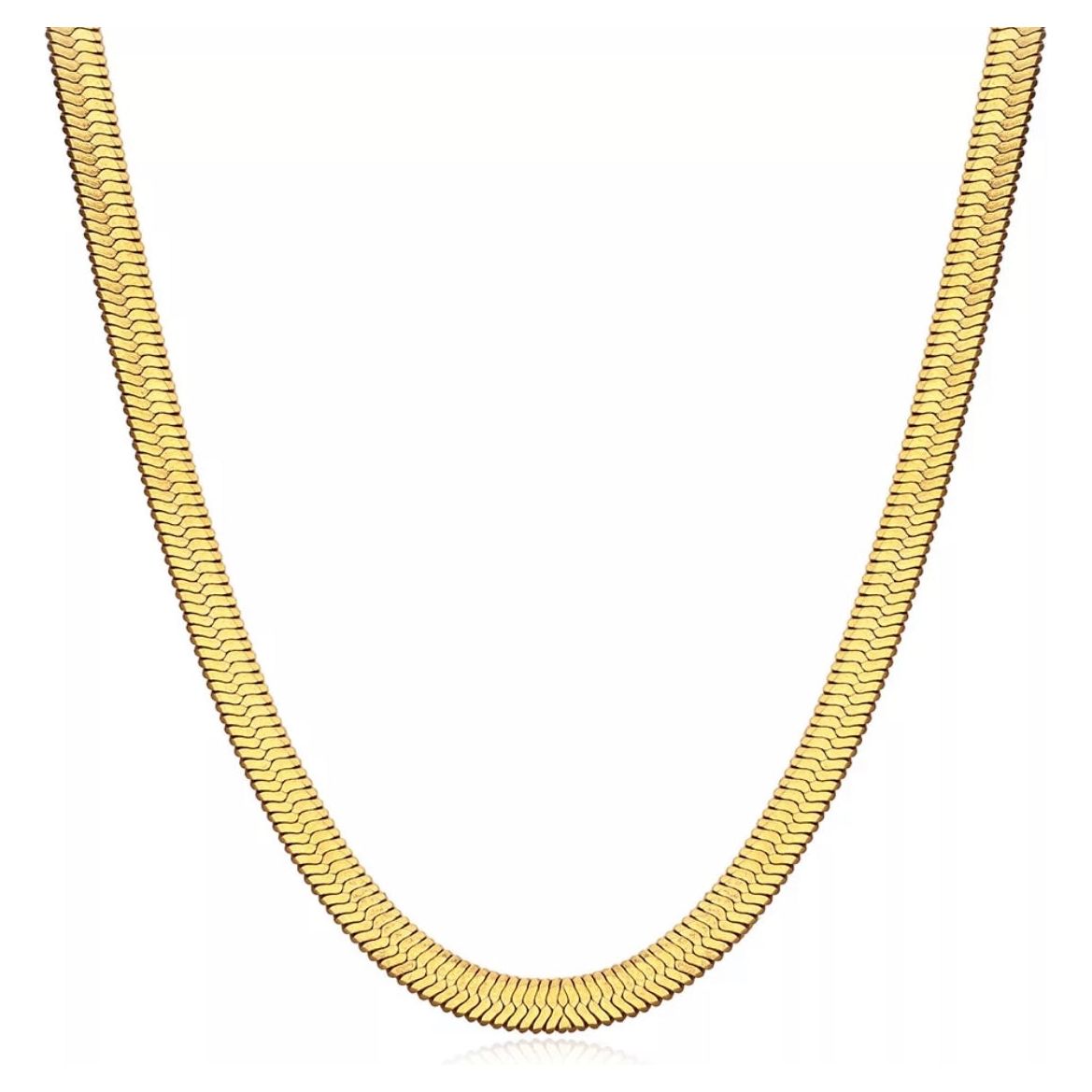 Classic 6mm Herringbone Necklace