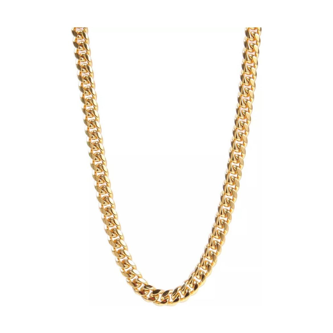 18k Gold Stainless steel Cuban Link