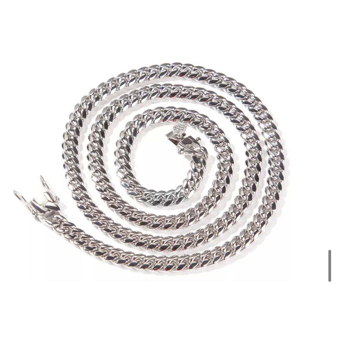 18k Gold Stainless steel Cuban Link