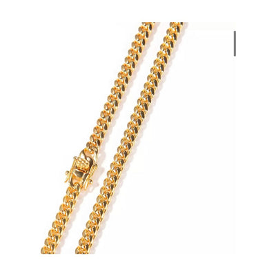 18k Gold Stainless steel Cuban Link