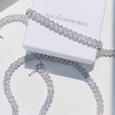 9mm Icy Havana Cuban Link Necklace