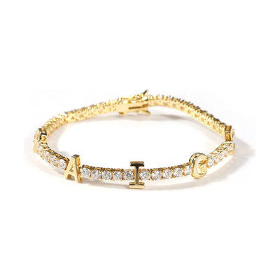 Custom CZ Diamond Tennis Bracelet