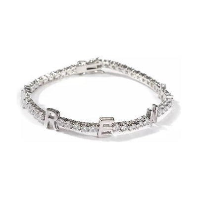 Custom CZ Diamond Tennis Bracelet