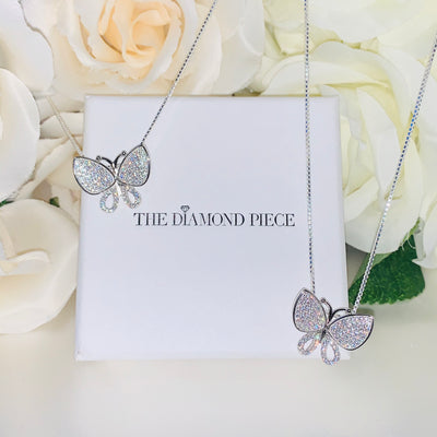 Butterfly Vibes Necklace  ( .925 sterling silver)