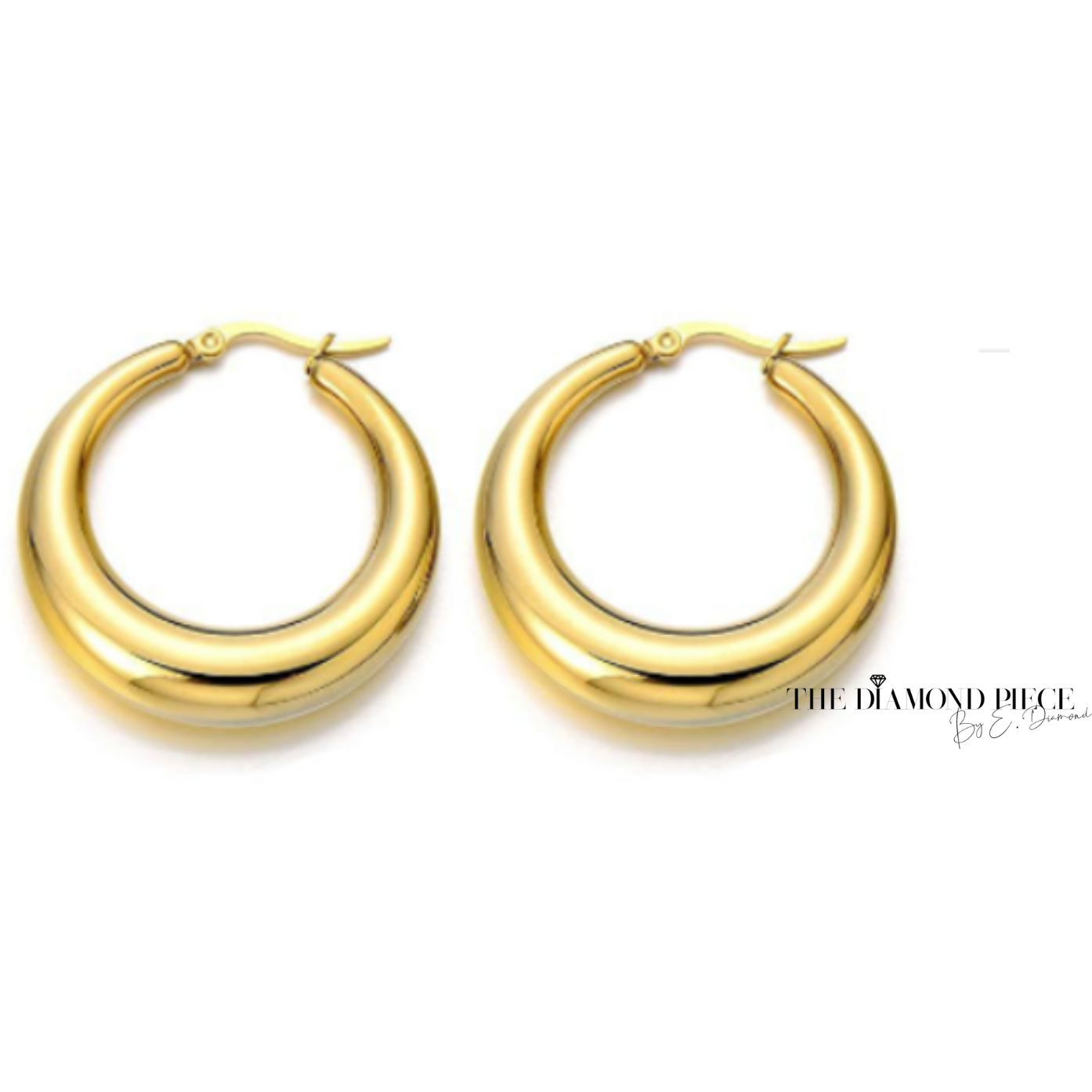 Golden Vintage Hoops