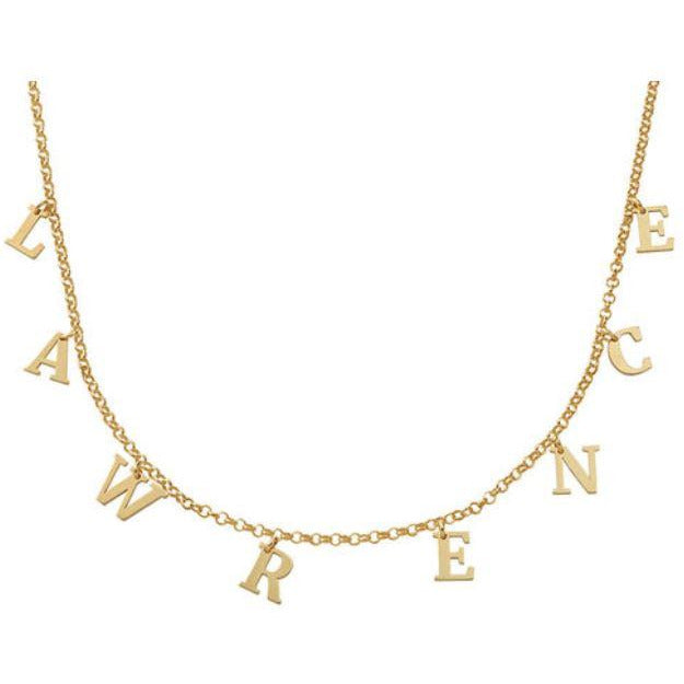 Sterling Silver Name Choker
