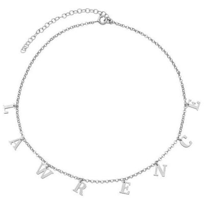 Sterling Silver Name Choker